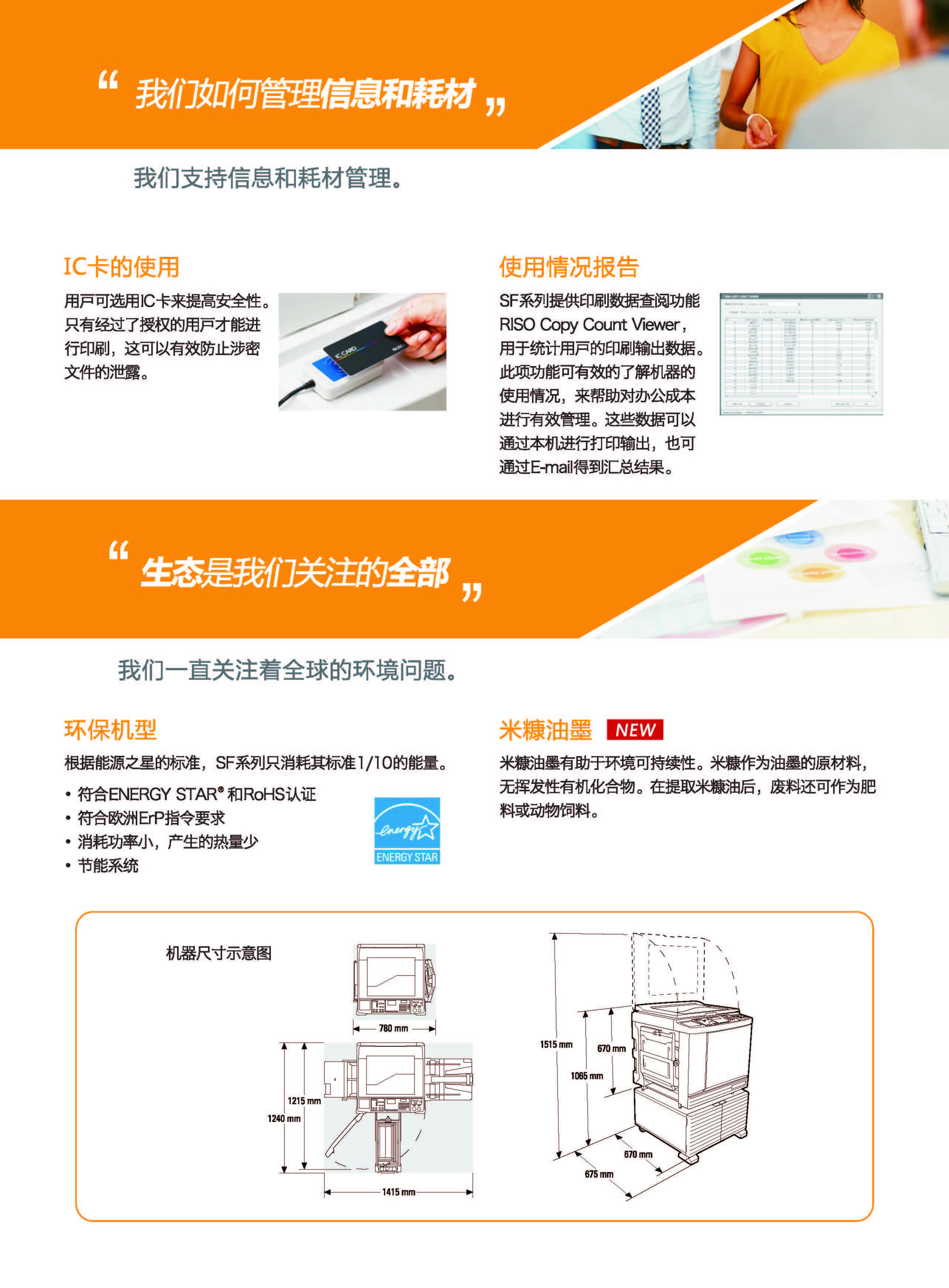 理想一体化速印机SF5330C 标配电脑打印 A3扫描A3印刷 24个月限150万张