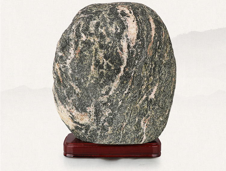 天御阁 天然泰山石原石摆件石敢当工艺品 招财