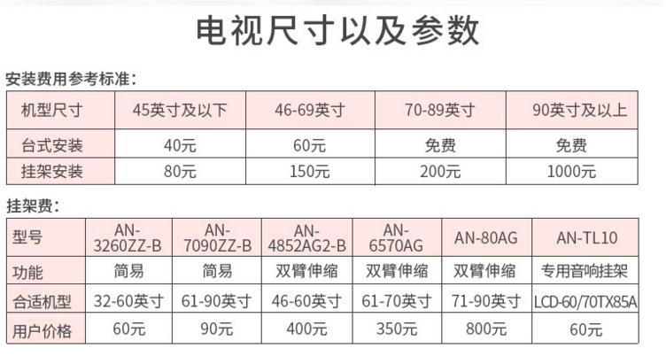 夏普电视(sharp) 40英寸 led全高清液晶电视