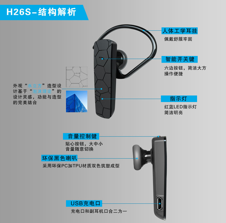 【3C配件凯诚融专营店蓝牙耳机】无线蓝牙耳