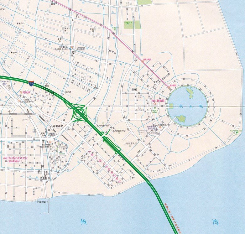 《2015 浦东新区地图 上海分区地图 中华地图学
