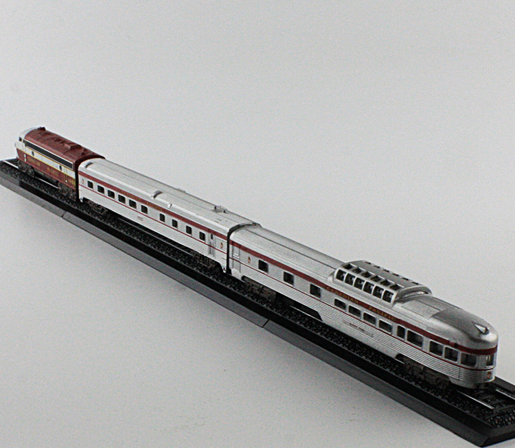 1220atlas合金火车模型minitrain火车套装静态火送孩子新年礼物火车