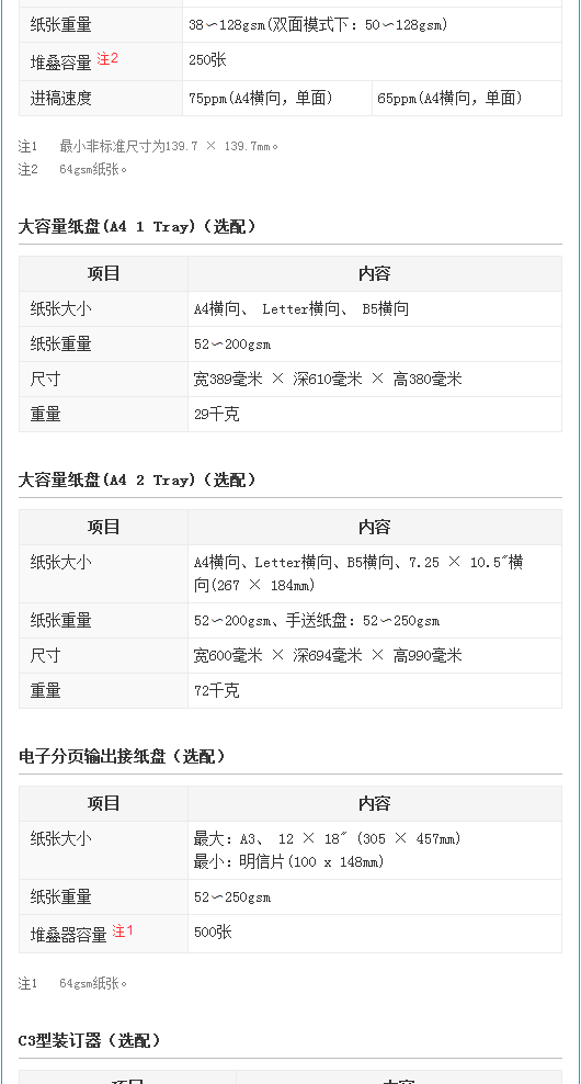 富士施乐(Fuji Xerox) DocuCentre-V 7080CP 4Tray A3黑白数码高速多功能复合机复印机