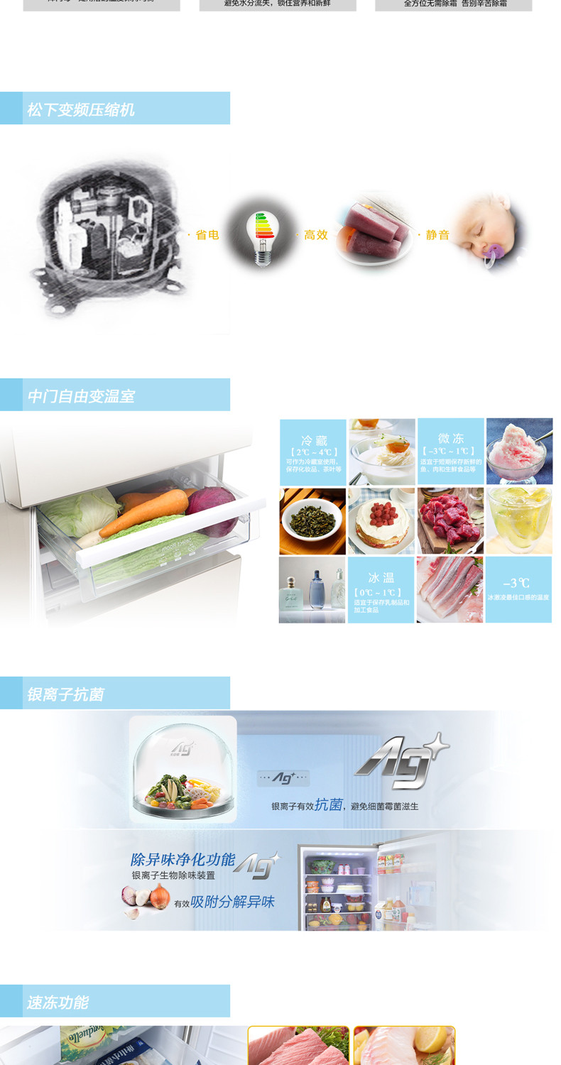 松下冰箱NR-C32WMG-XN 松下冰箱NR-C32W