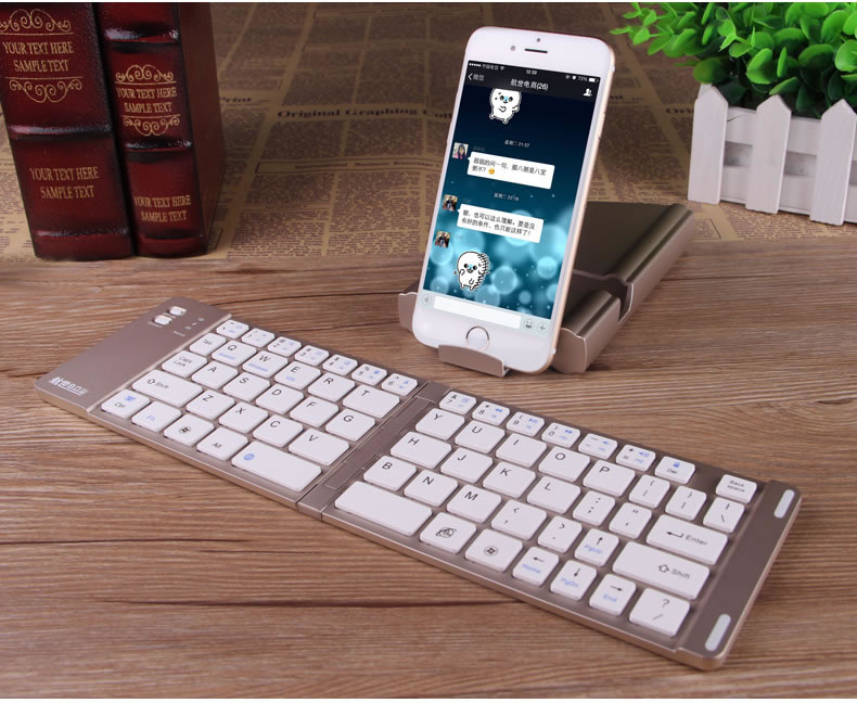 BOW航世 折叠蓝牙键盘笔记本电脑平板小米手