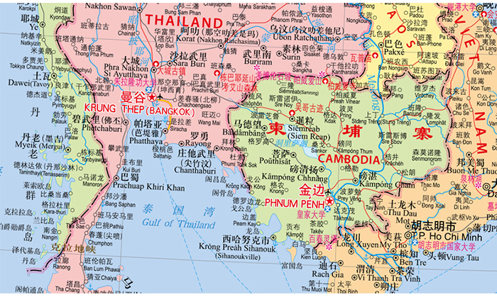 世界热点国家地图东南亚16200000