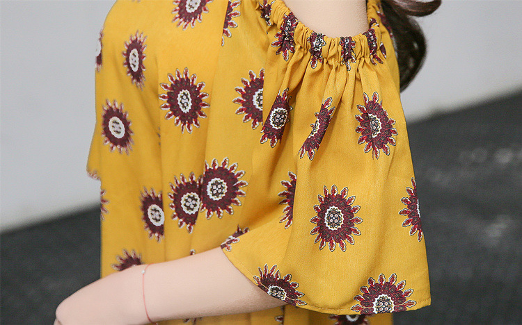 韩雪青青2017女装显瘦一字肩连衣裙夏吊带沙