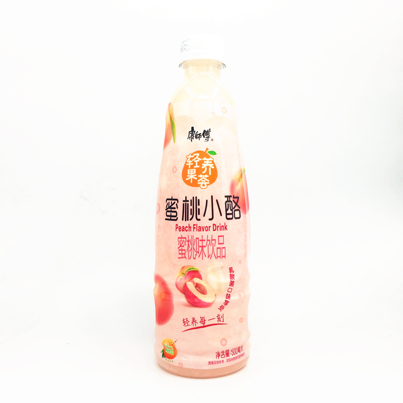 康师傅果汁/果蔬汁 康师傅饮料蜜桃小酪饮料500ml*15