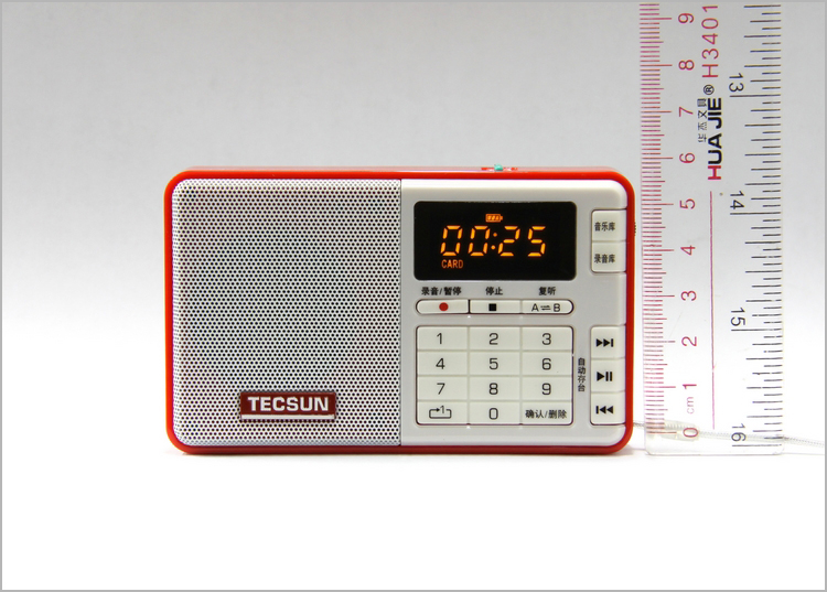 德生（TECSUN ） 袖珍式广播录音机/数码音乐播放器 Q3 黑色