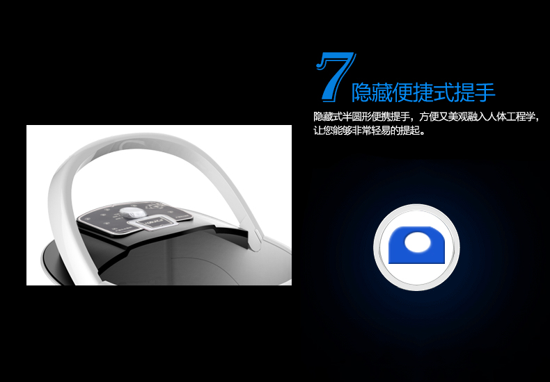 傲盛(AOSHENG) FS1-1（黑） 智能养生足浴盆 智能旋钮设计 气波冲浪 红光按摩