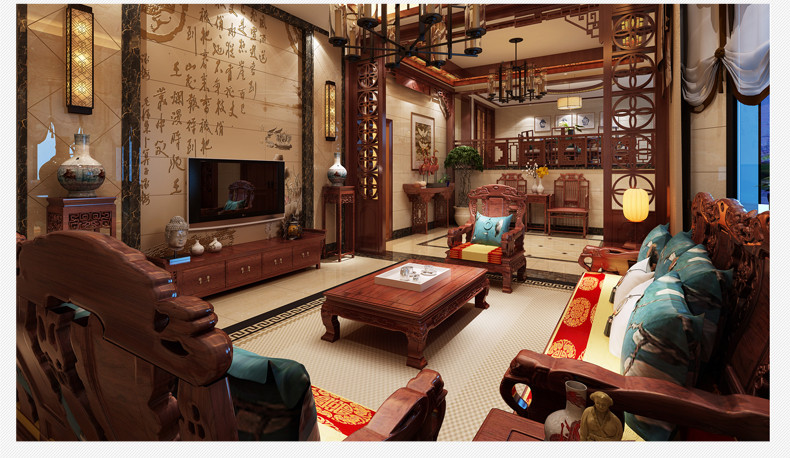 东易日盛金华兰溪店 排屋别墅装修 新中式设计 790x458 - 162KB - JPEG 为了满足高端客户的需求,开发商下面我们就一起来欣赏排屋装修效果图,并且来了解下排屋别墅装修的全攻略。 工程类型:排屋 工程面积:240 设计风格:新中式 东方意蕴是宁静而深邃的,古风犹存、气息淡然。
