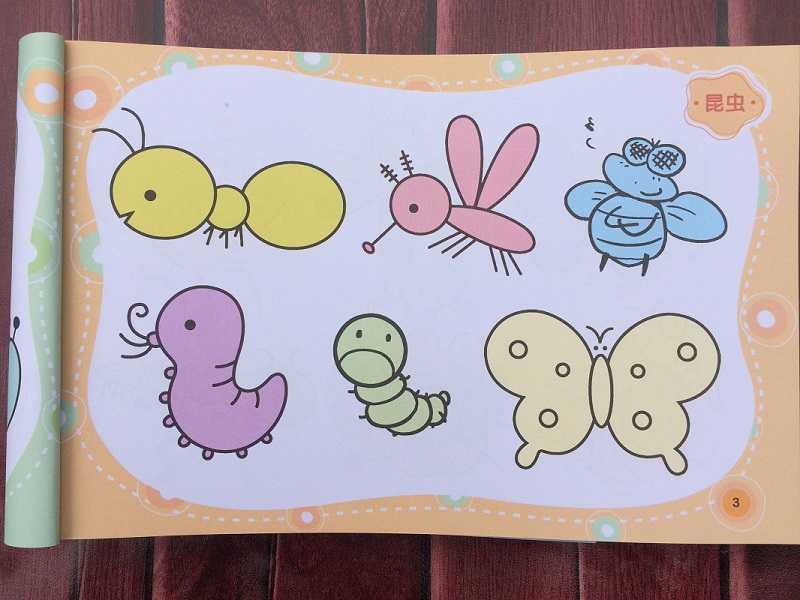 《儿童1001创意简笔画大全 小学生3-6-7岁绘画