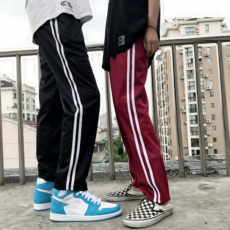 丹杰仕中国有嘻哈TT同款运动裤男直筒宽松休