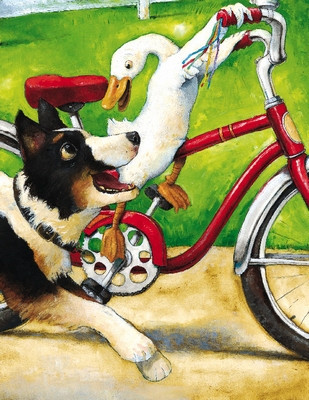 《儿童书 儿童绘本 鸭子骑车记 硬壳精装 卡通动漫故事书》(美)大卫·夏农【摘要 书评 在线阅读】-苏宁易购图书