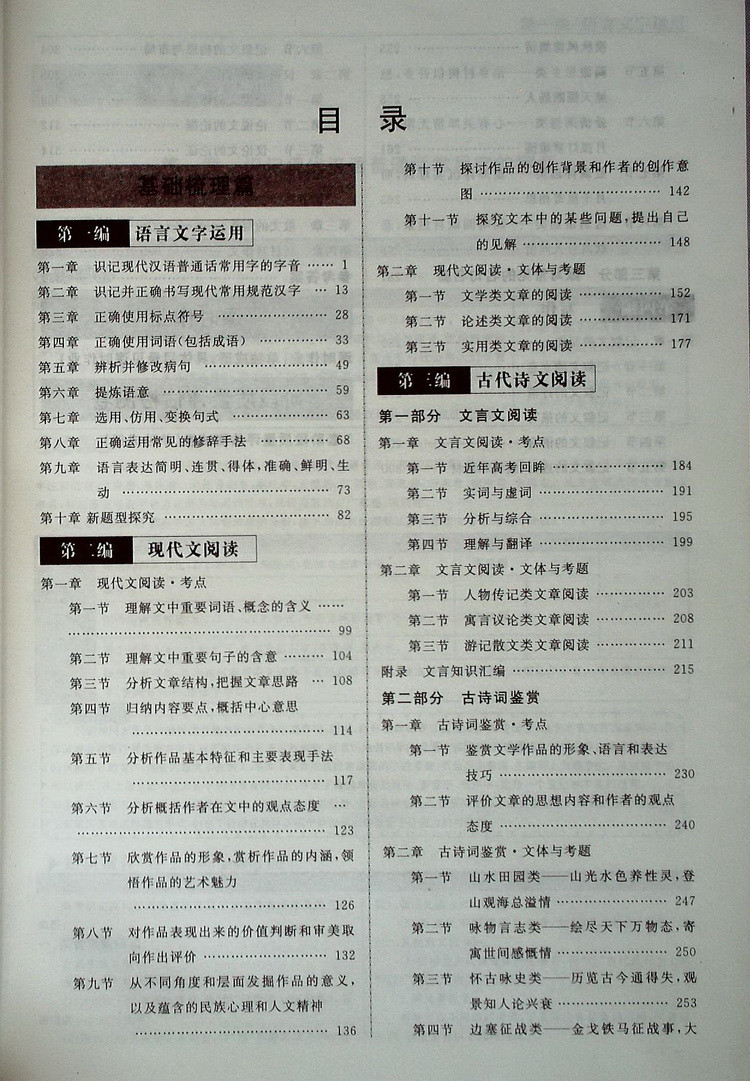 江苏2015高考零距离突破 基础梳理篇 语文系统