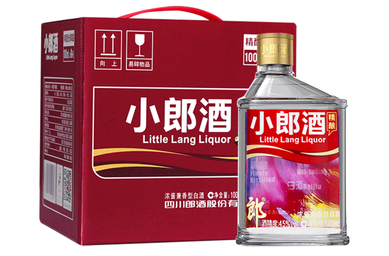 【郎酒官方授权】郎酒 小郎酒 炫彩小瓶 精酿小郎酒 45度 100ml*6