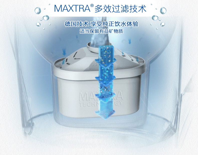 碧然德 Brita 净水器 净水壶 Maxtra 标准版滤芯 3枚装