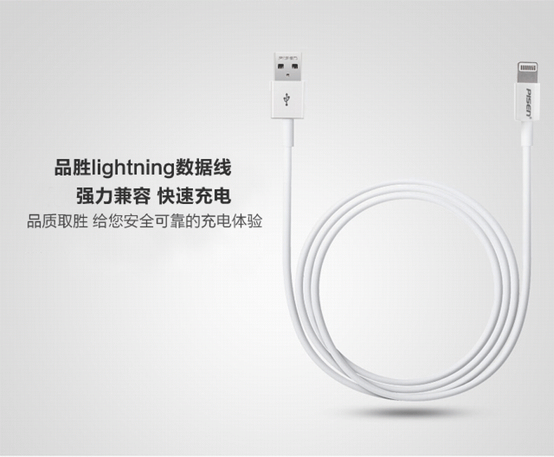 品胜(PISEN) 苹果数据充电线Apple Lightning 1000mm