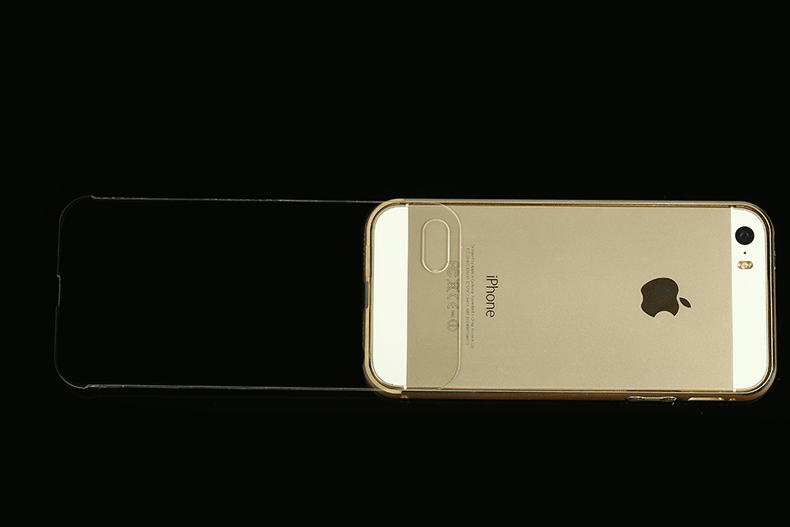 超级新品 iphone5s手机壳苹果5s金属边框se潮男透明女款后盖简约i5