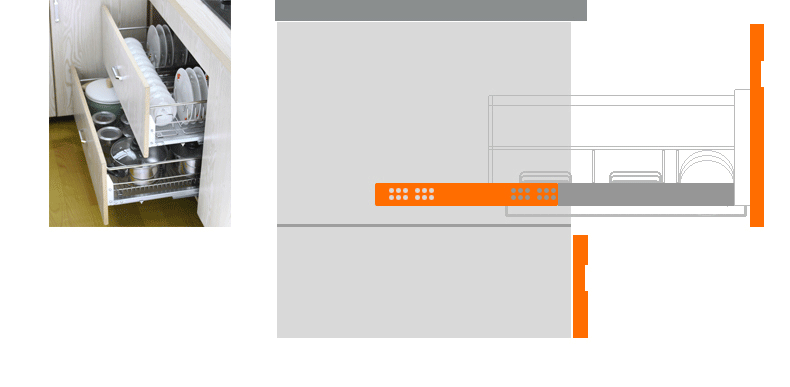 都市诱惑卫浴五金/挂件型号 拉篮调味篮厨房橱柜收纳抽屉调味篮整理
