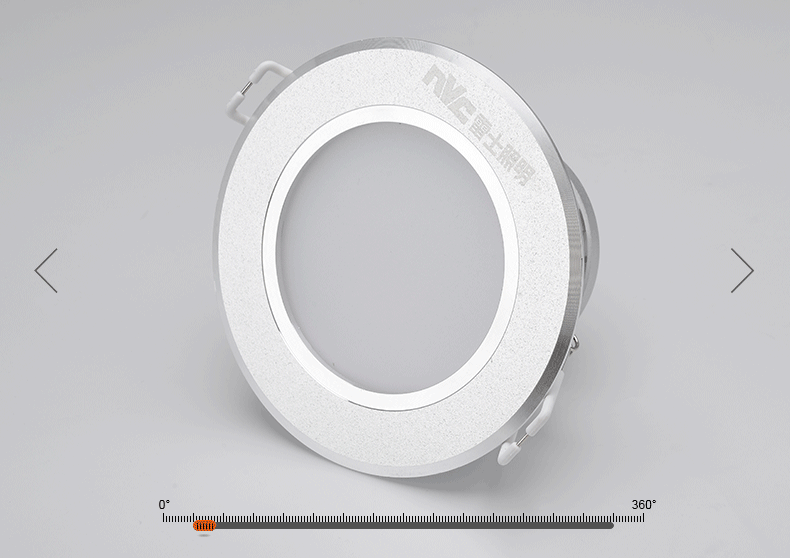 雷士照明nvc led嵌入式筒灯3w4w瓦开孔7.