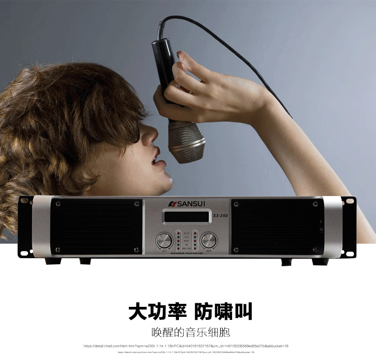 Sansui/山水 SP2-11卡包音响家庭KTV卡拉OK套装音箱 电脑可用音响低音炮 话筒点歌套装点歌好选无话筒