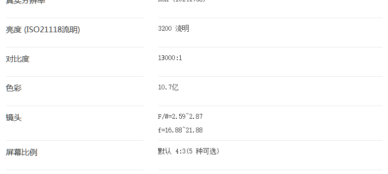 明基（BenQ）MX570数码投影仪