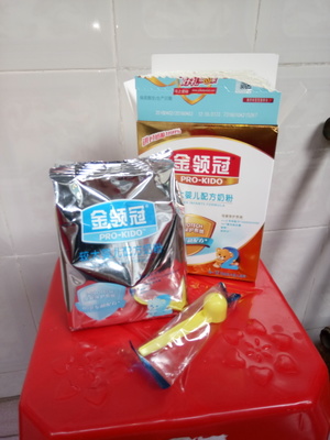 伊利金领冠较大婴儿配方奶粉2段400g盒装