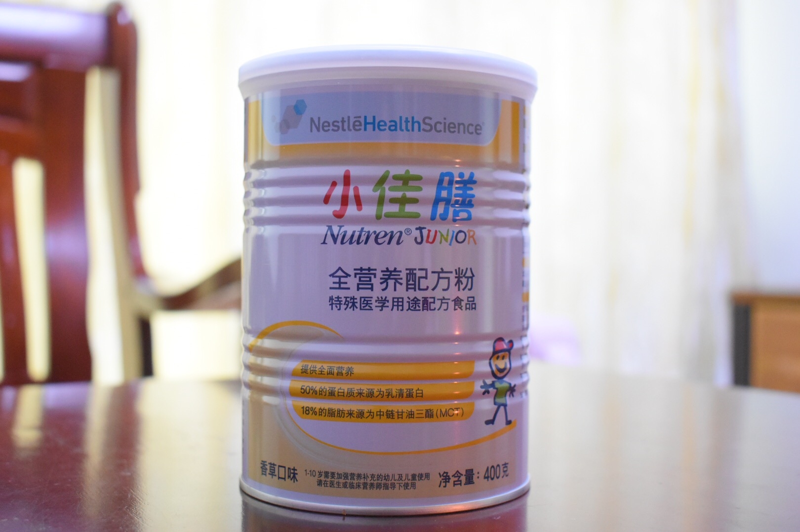 雀巢健康科学小佳膳全营养配方粉 400g 香草口味