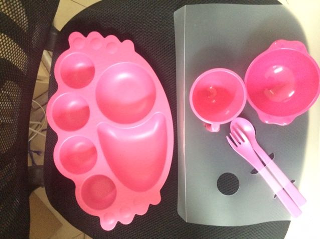 【【儿童餐具】韩国原装进口甘蔗餐具 uinlui优