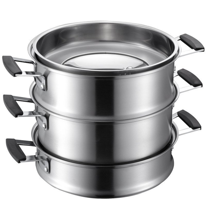 爱仕达不串味三层复底蒸锅qs1528