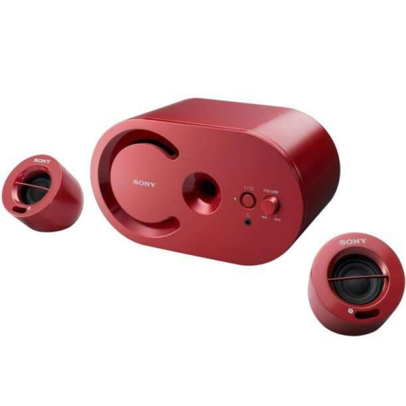 索尼sony音箱srsd25红色