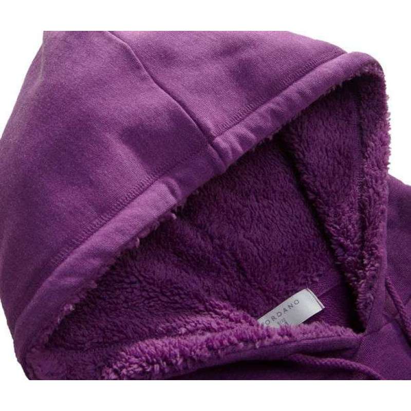 佐丹奴女装随心所欲印花cvc长版卫衣013915050013104(花纱莓紫色/加大