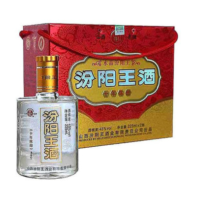 水晶十年汾阳王礼盒45度225ml(2瓶装)【报价,价格,评测,参数】