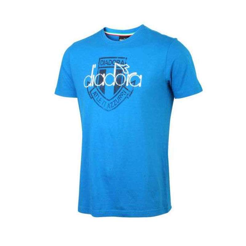 diadora迪亚多纳圆领短袖t恤 11310326(彩蓝/m)
