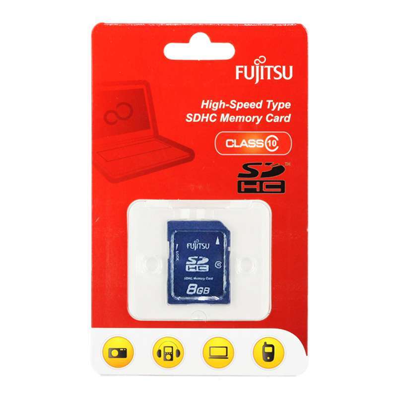 FUJITSU 富士通 8G CLASS10 SDHC高速存储卡