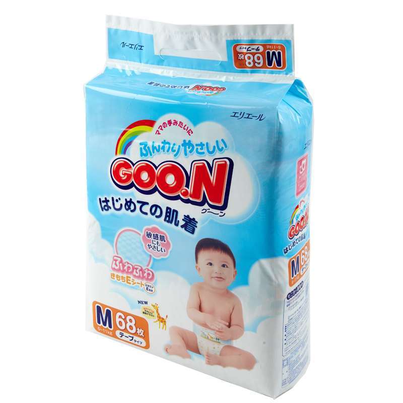 GOO.N 大王 维E系列 婴幼儿纸尿裤 M68/NB90/L54/XL42/S84