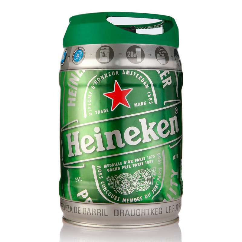 喜力啤酒铁金钢5l