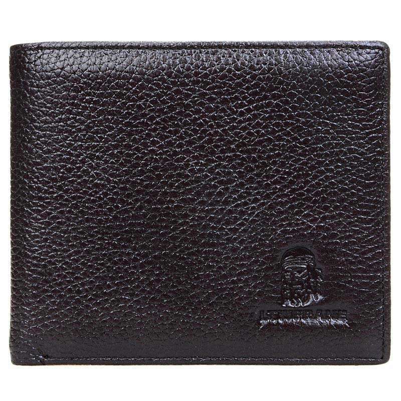 法国老人头ltwfrane男士柔软头层牛皮简约经典商务休闲短款钱包f30929