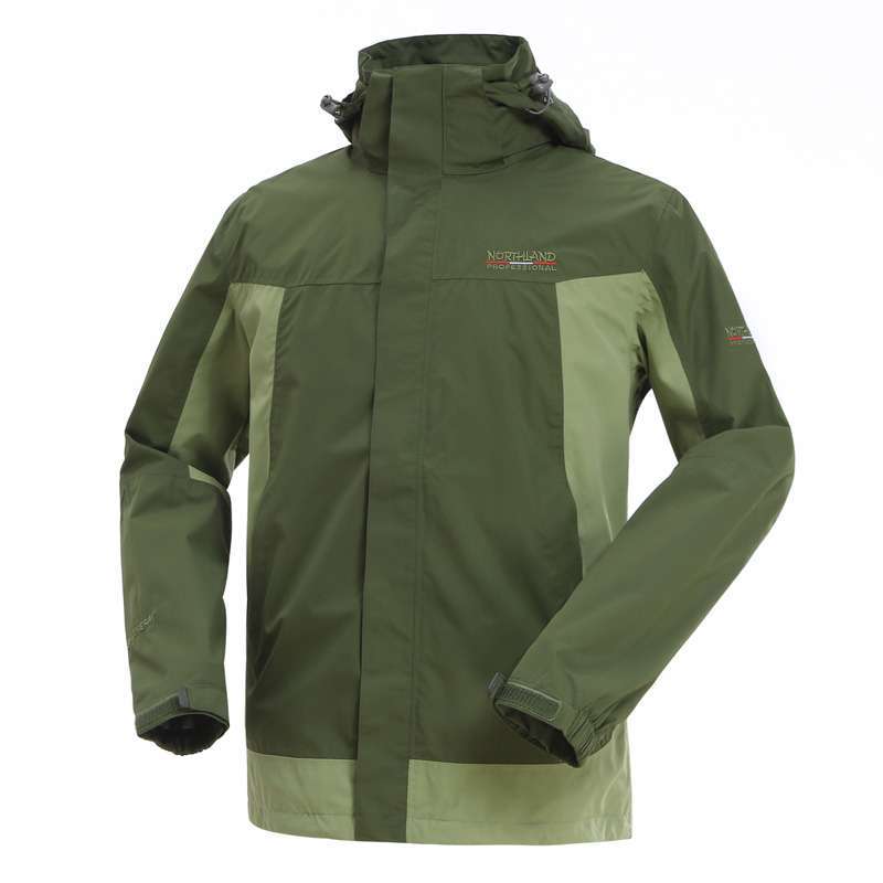 northland德鲁滕男式冲锋衣gs125015橄榄绿色/灰绿色180男款