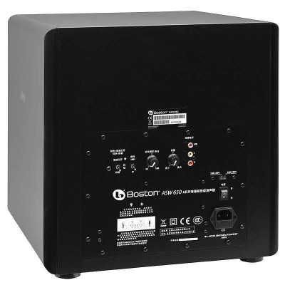 波士顿(boston)av音箱asw650gb-02209 波士顿声学低音炮asw650gb
