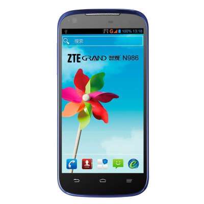 ZTE 中兴 N986 智能手机（5寸IPS、720P、四核、CDMA+GSM双待双通）