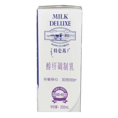 蒙牛特仑苏醇纤牛奶250ml12盒