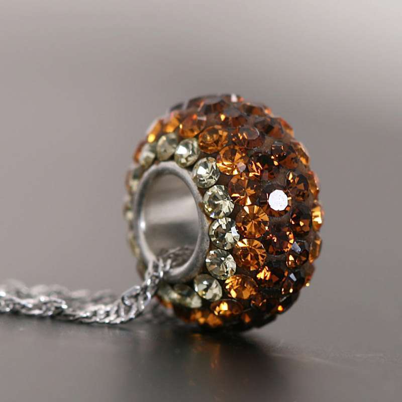 切che 925银奥地利钻吊坠-许愿环耀动金色2013