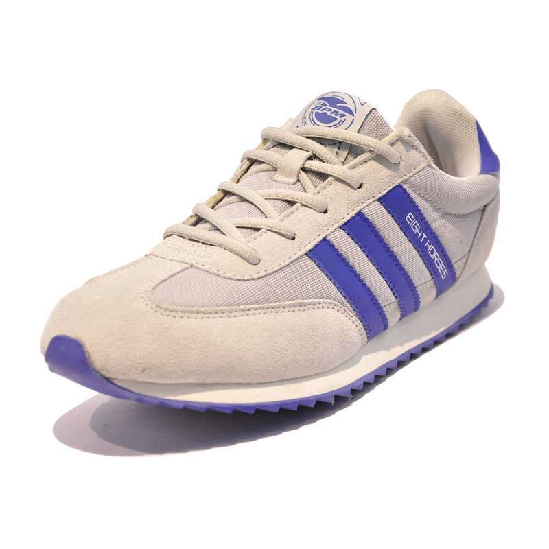 八匹马跑步鞋320279 灰宝蓝 42码