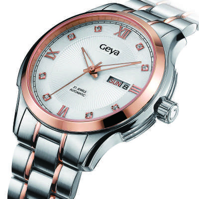 格雅geya21钻自动机械男表g078003ghw