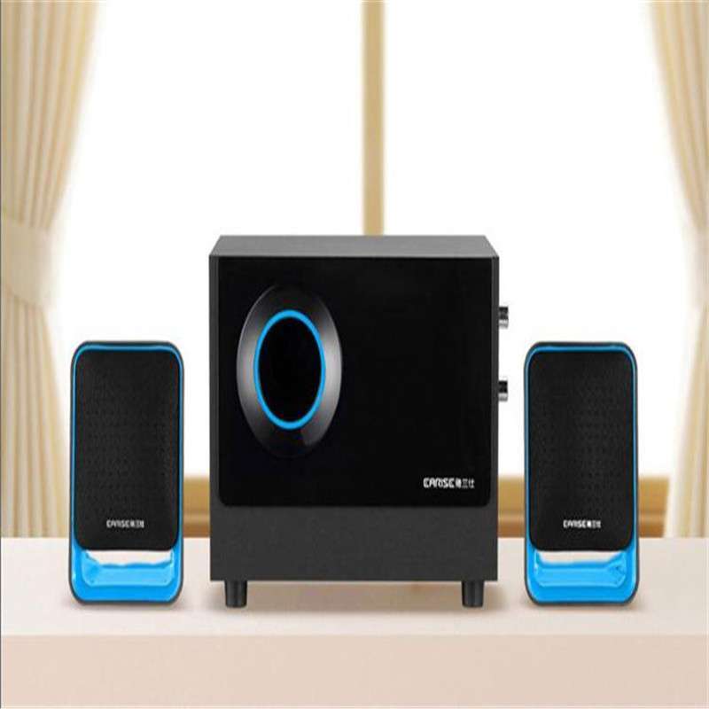 雅兰仕q3 个性小音箱电脑低音炮 笔记本台式多媒体音响2.1多媒体