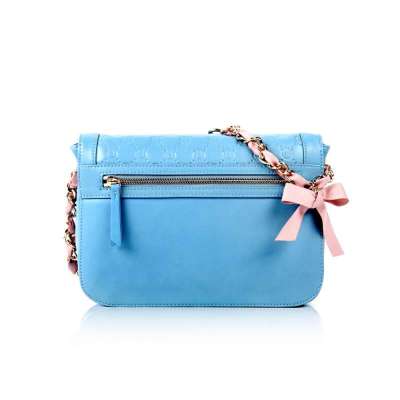 佳莉莲callalily 女士单肩包 欧美风真皮女包 进口头层牛皮 压花单肩