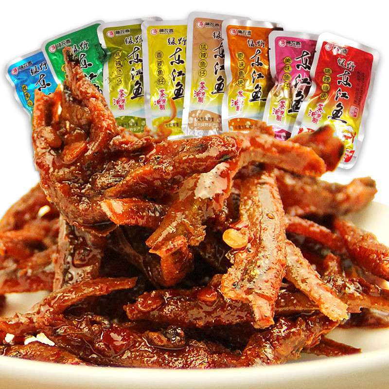 湖南郴州资兴特产茶油烹制神农春东江鱼250g鱼仔鱼块混装