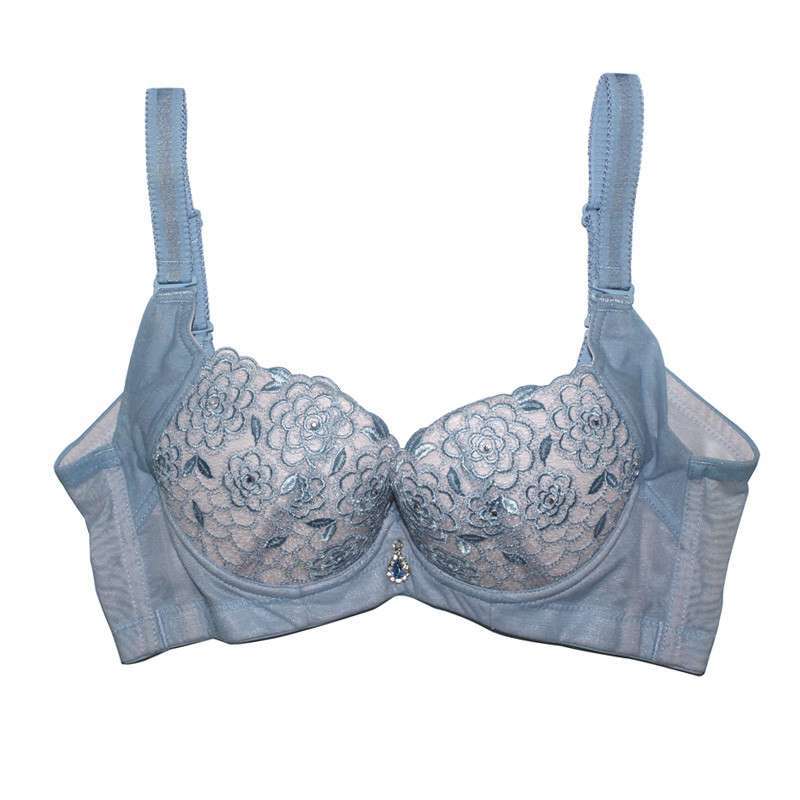 junerose六月玫瑰 性感聚拢调整型文胸收副乳 82001 深蓝色 70b